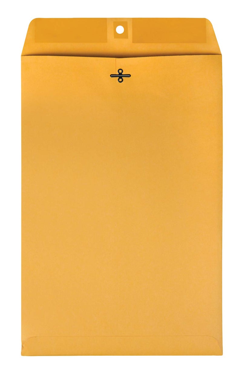 Quality Park Clasp Envelopes, Brown Kraft, 10 x 15 inches, Box of 100 (37898) - Image 2